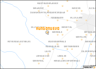 map of Mundo Nuevo