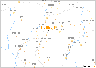 map of Mundum