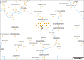 map of Mundŭng-ni