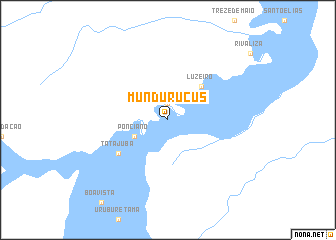 map of Mundurucus