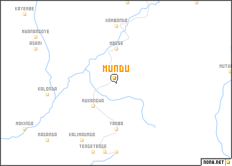 map of Mundu