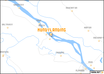 map of Mundy Landing