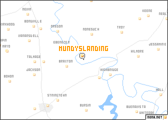 map of Mundys Landing