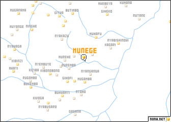 map of Munege