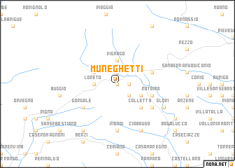 map of Muneghetti