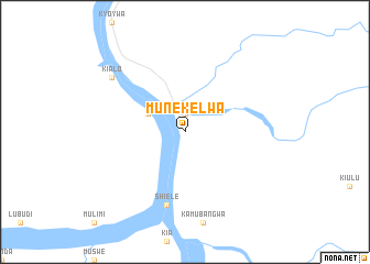 map of Munekelwa