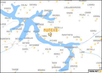 map of Munekë