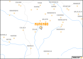 map of Munembo