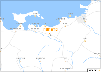 map of Munetō