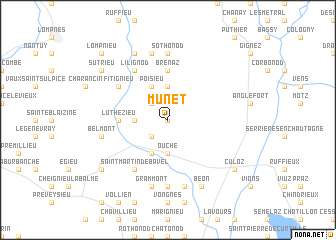 map of Munet