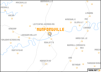 map of Munfordville