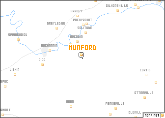 map of Munford