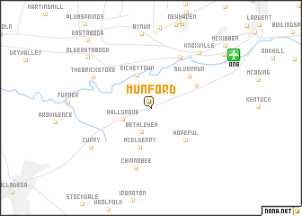 map of Munford