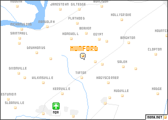 map of Munford