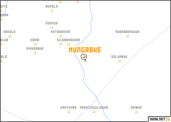 map of Mungabwe