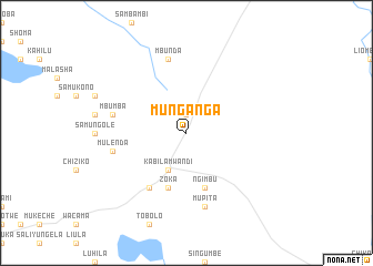 map of Munganga