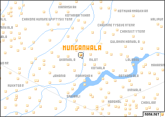 map of Mungānwāla