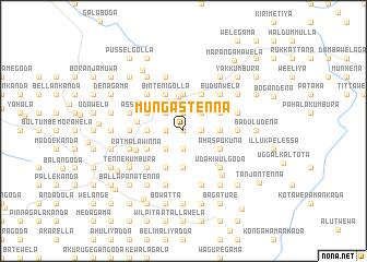 map of Mungastenna