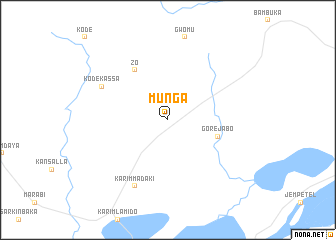 map of Munga