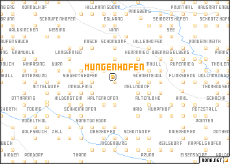 map of Mungenhofen