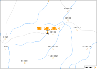 map of Mungolunga