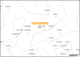 map of Mungo-Naho
