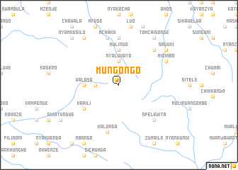 map of Mungongo