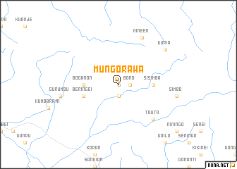 map of Mungo-Rawa