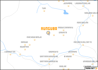 map of Munguba