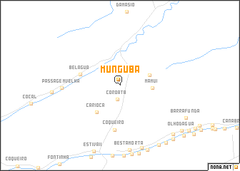 map of Munguba