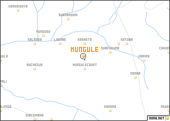 map of Mungule