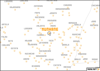 map of Munhane