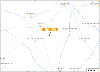 map of Munhaye