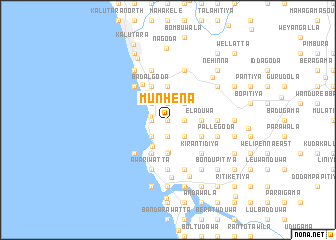 map of Munhena