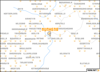 map of Munhena