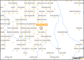 map of Munhini