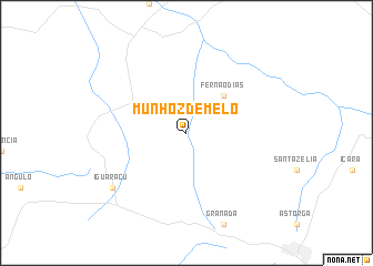 map of Munhoz de Melo