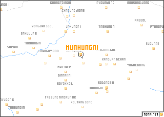 map of Munhŭng-ni