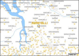 map of Munhyŏl-li