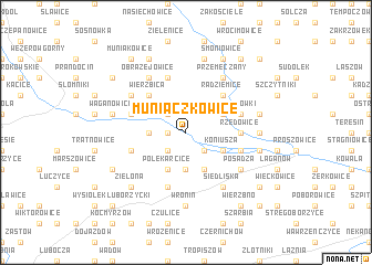 map of Muniaczkowice