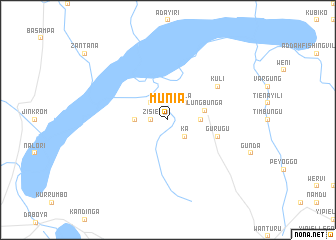 map of Munia