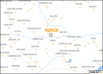 map of Munica