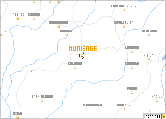 map of Munienge