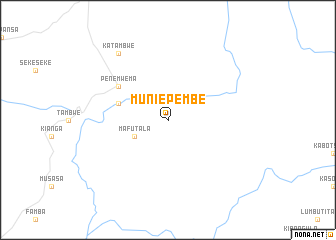 map of Munie-Pembe