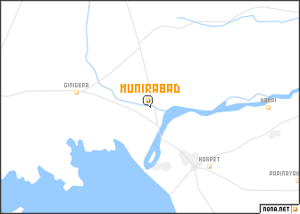 map of Munirābād