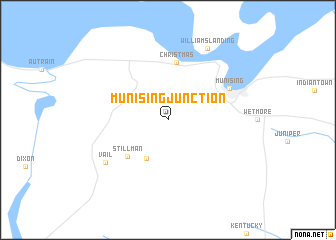 map of Munising Junction