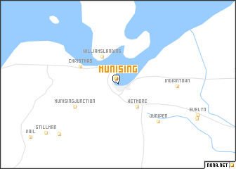 map of Munising