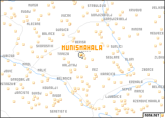 map of Muniš Mahala