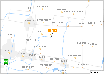 map of Muniz