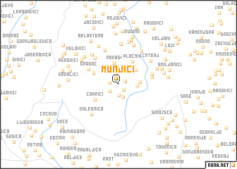 map of Munjići